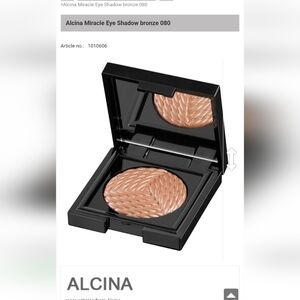 NEW ALCINA Miracle Eye Shadow. German Brand 080 BRONZE. Still in Plastic